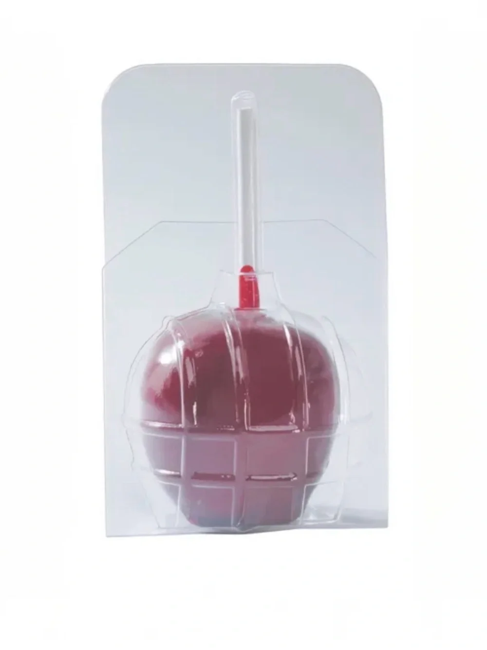 Clear Plastic Disposable Candy Apple Containers, 50 Pack